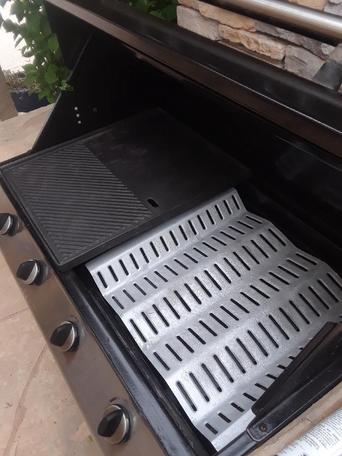 A Fire Magic BBQ grill that was just cleaned professionally in Tucson AZ.